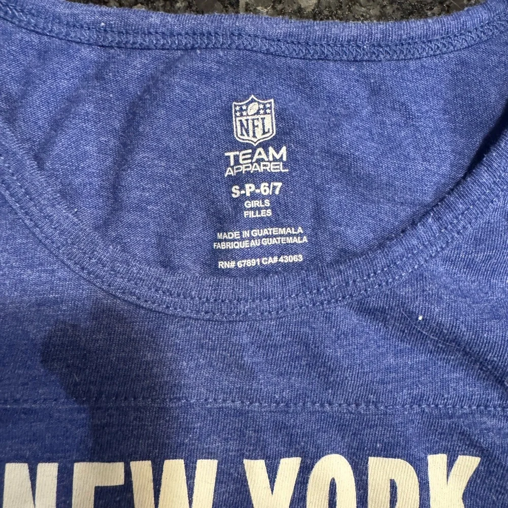 NFL New York Giants Kids Blue Tee - Picture 4 of 4